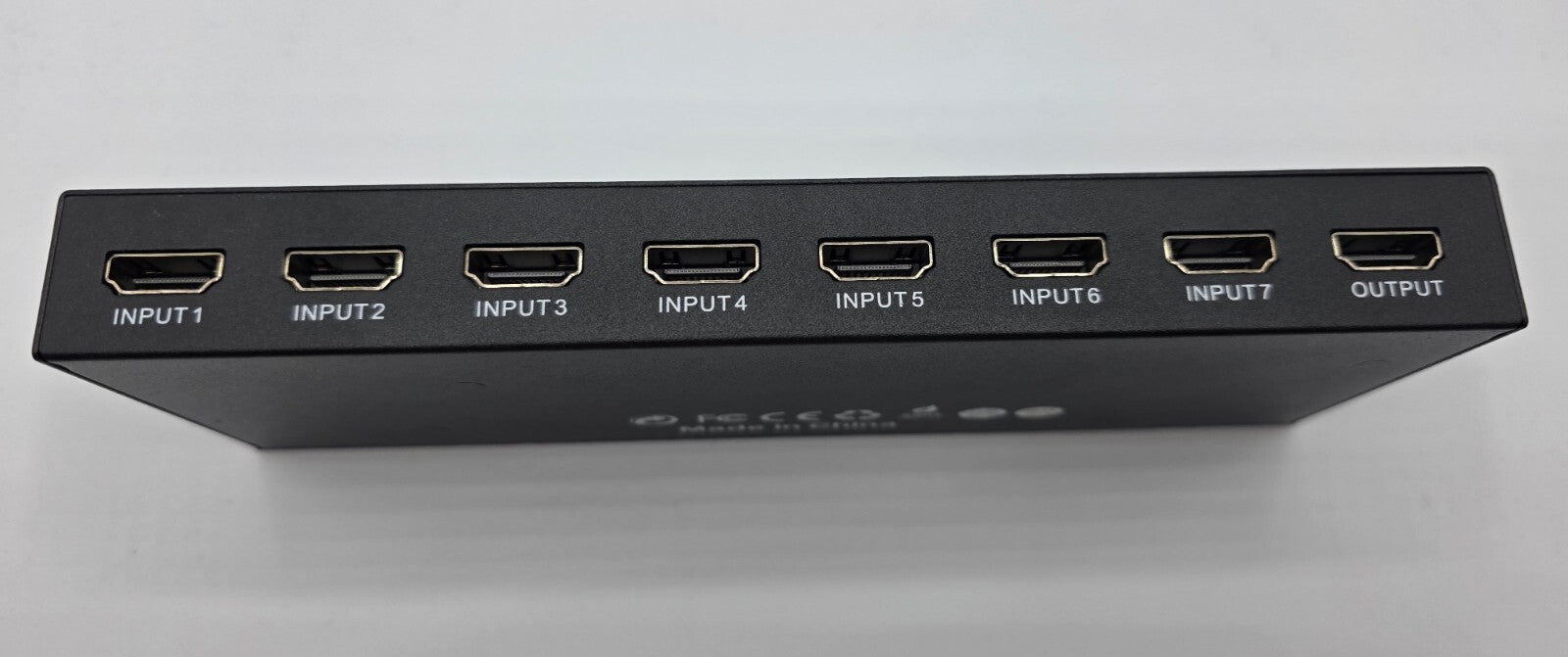 HDMI 2.0 Switch 7x1 4K@60Hz Dolby DTS HDR Fernbedienung  schwarz