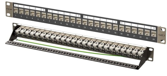 10Gbps 24 Port CAT7 Patchpanel 19" Rack RJ45 Switch