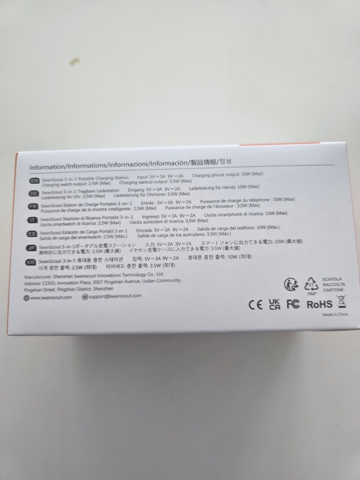 3in1 Wireless Charger für Samsung S25/Watch/Buds