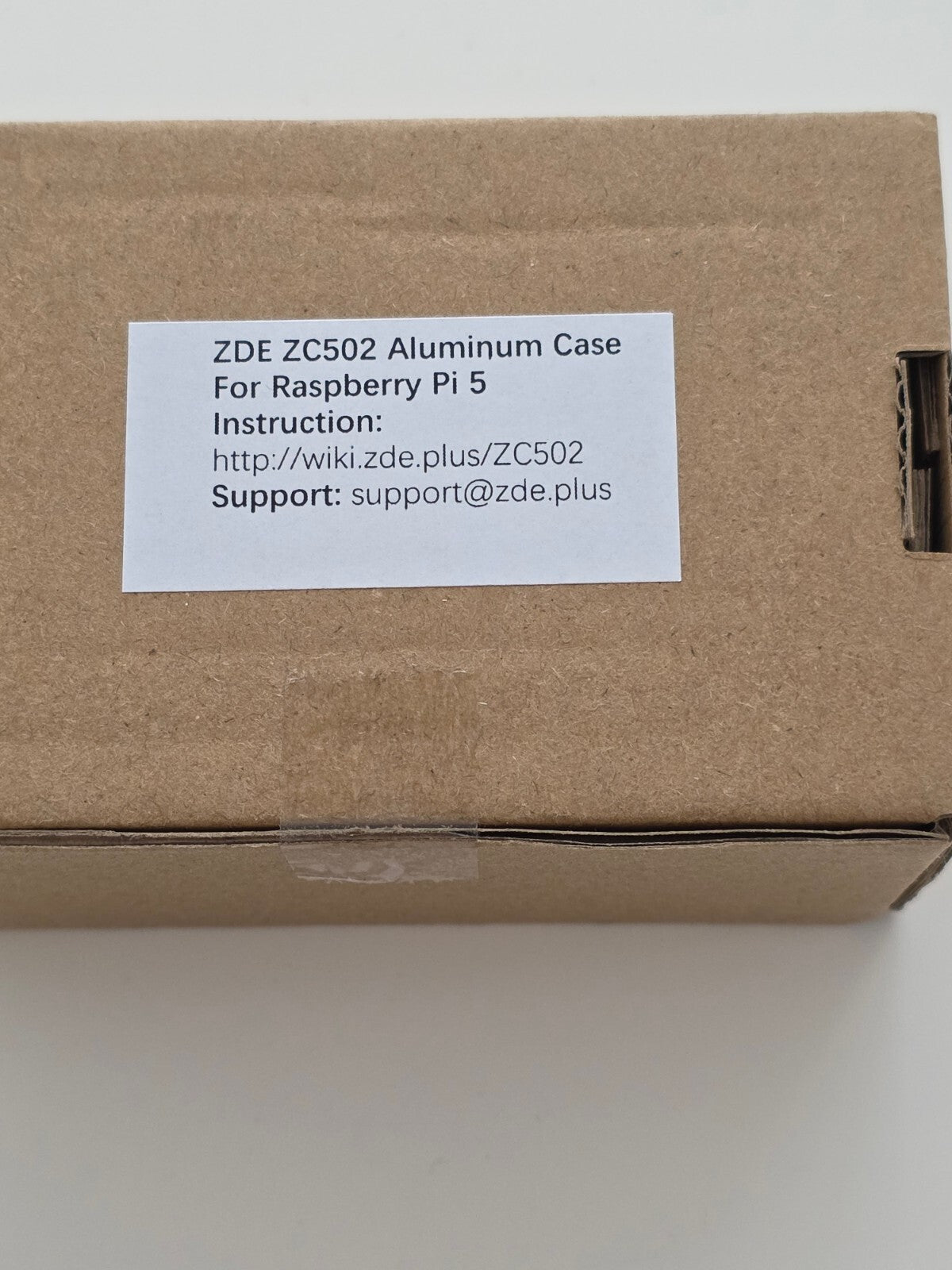 ZC502 Aluminium Gehäuse für Raspberry Pi 5 kompatibel mit PCIe NVMe WiFi7
