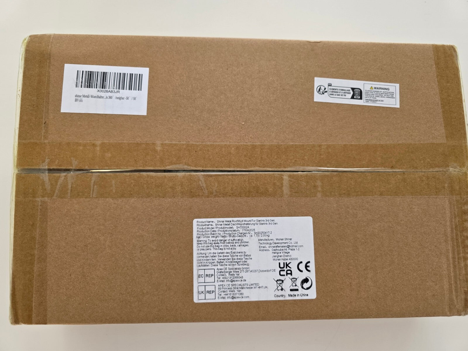 Starlink Gen 3 Halterung 180° Verstellbar V3 Wandhalterung 42cm