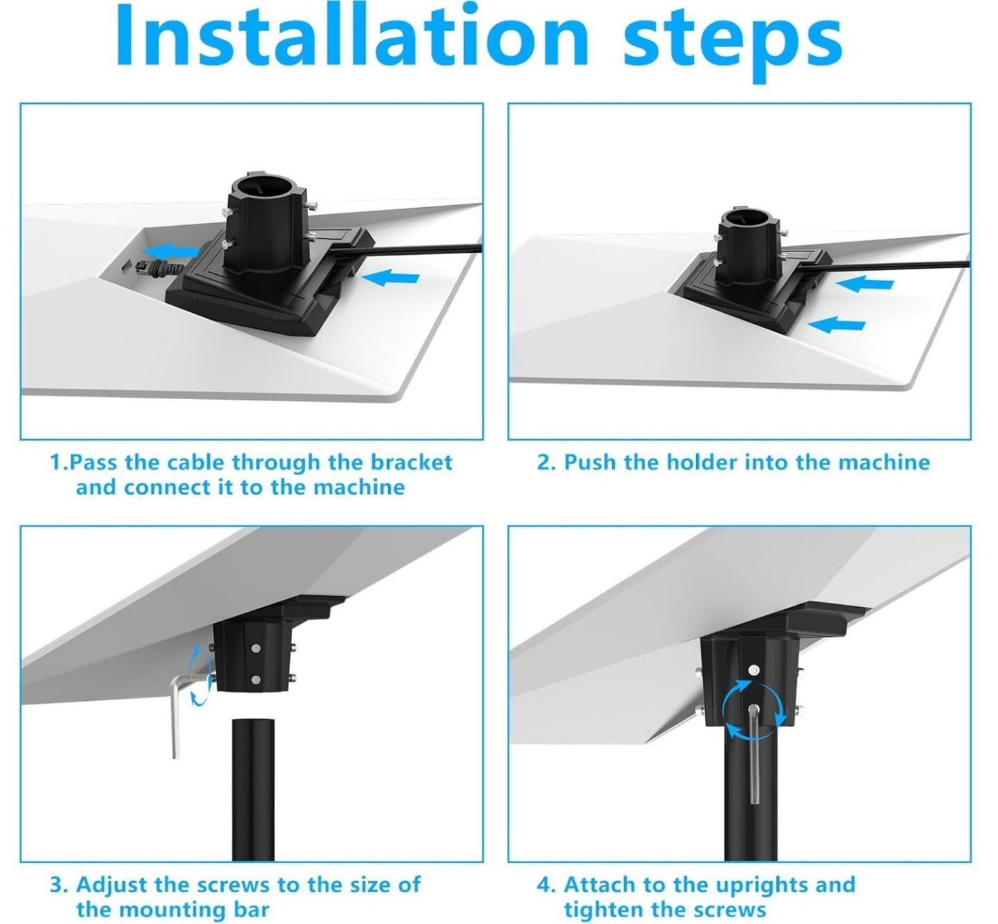 Starlink Gen 3 Rohradapter Aluminium für V3/V4 Kickstand Dishy