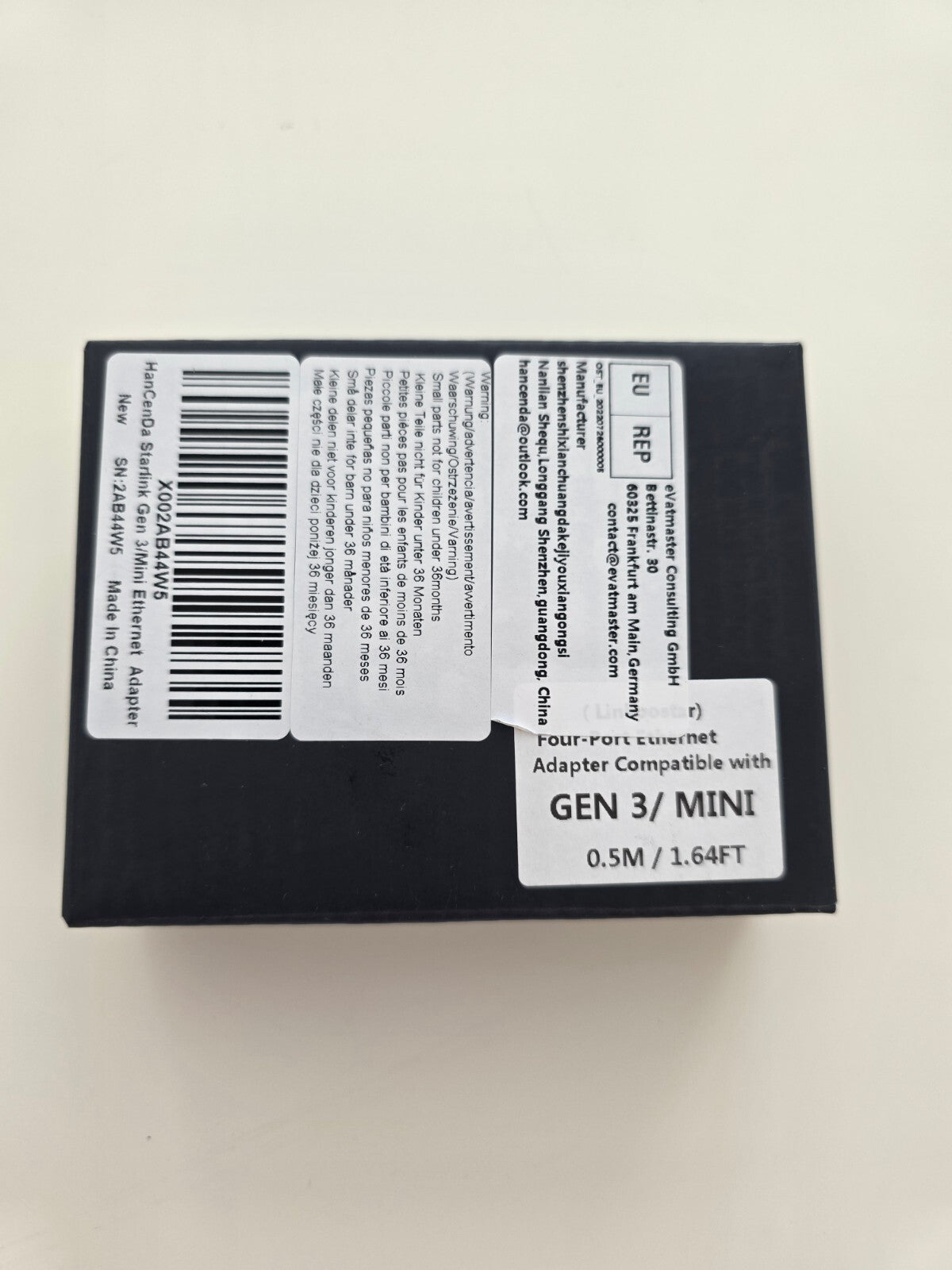 Starlink Ethernet Adapter Splitter Gen 3/Mini 1 zu 4 RJ45 1000Mbps
