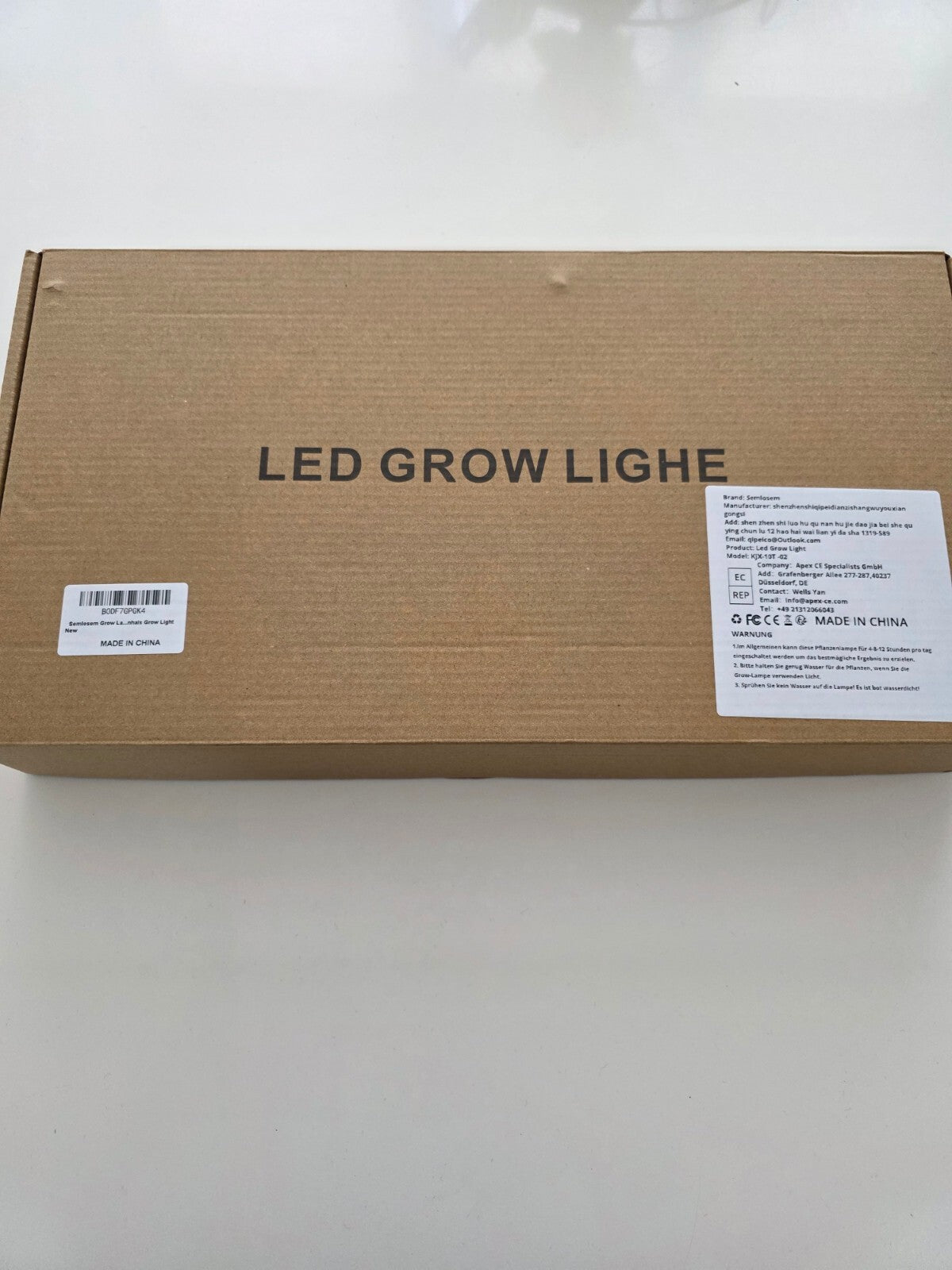 LED Grow Lampe 3700 Lumen Vollspektrum 226 Chips Fernbedienung Timer