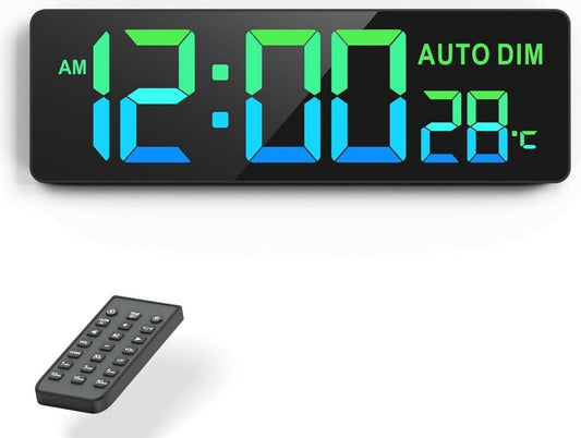 16,5 Zoll LED Wanduhr Timer 8 Farben Fernbedienung