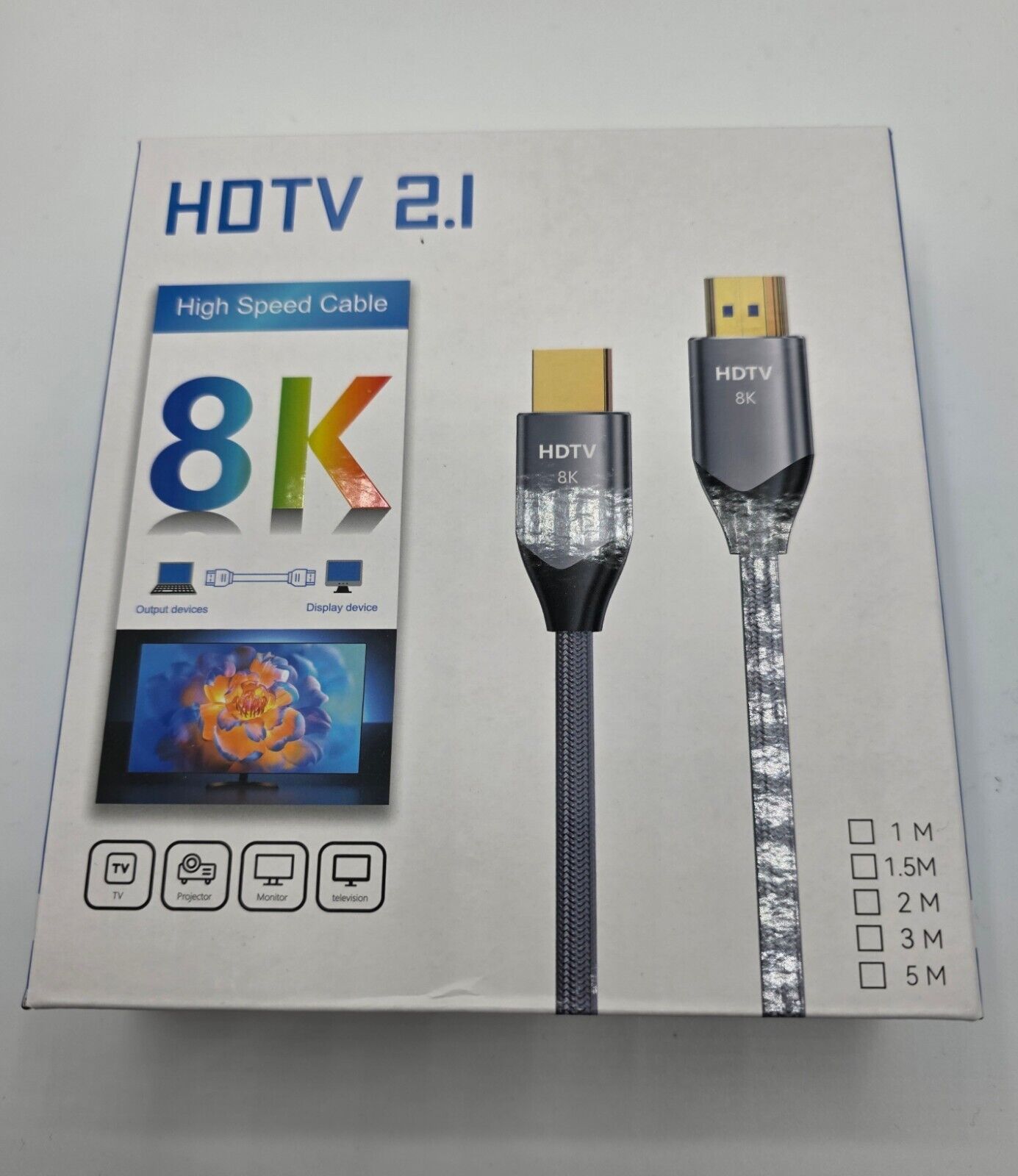 8K HDMI 2.1 Kabel 8K@60Hz und 4K@120Hz für PS4 PS5 HDTV ARC