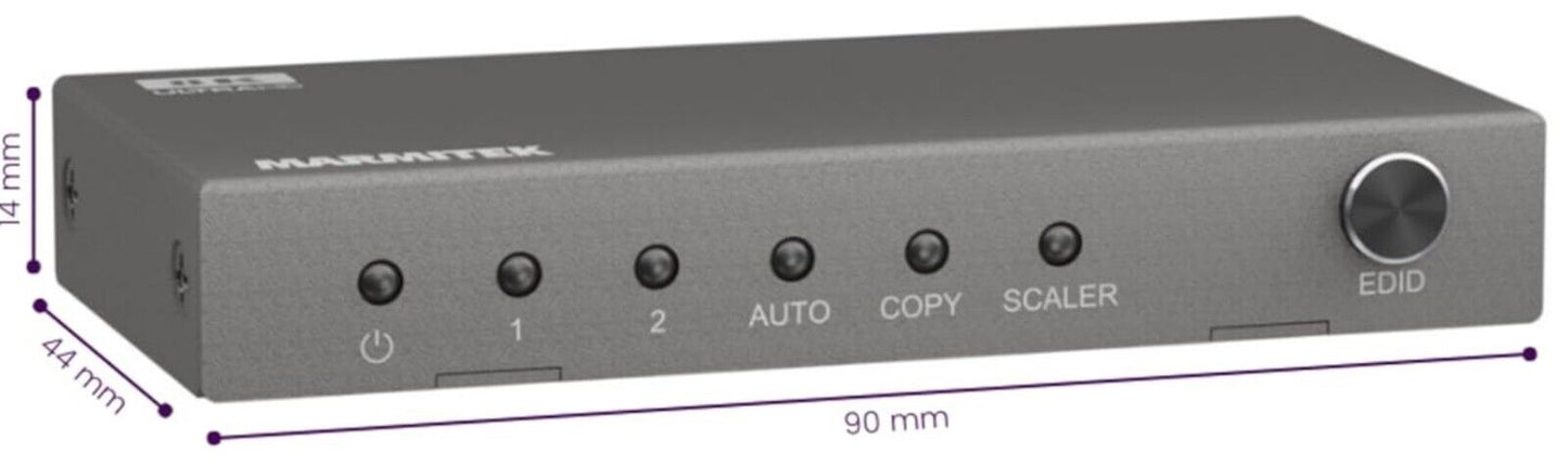 HDMI Splitter 4K120 Gaming - 1 Eingang / 2 Ausgänge 8K60 - HDMI Verteiler - 48Gb