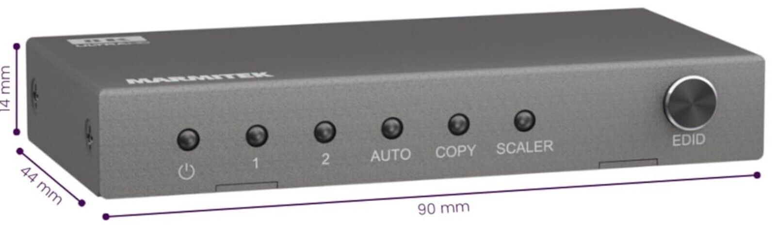 HDMI Splitter 4K120 Gaming - 1 Eingang / 2 Ausgänge 8K60 - HDMI Verteiler - 48Gb