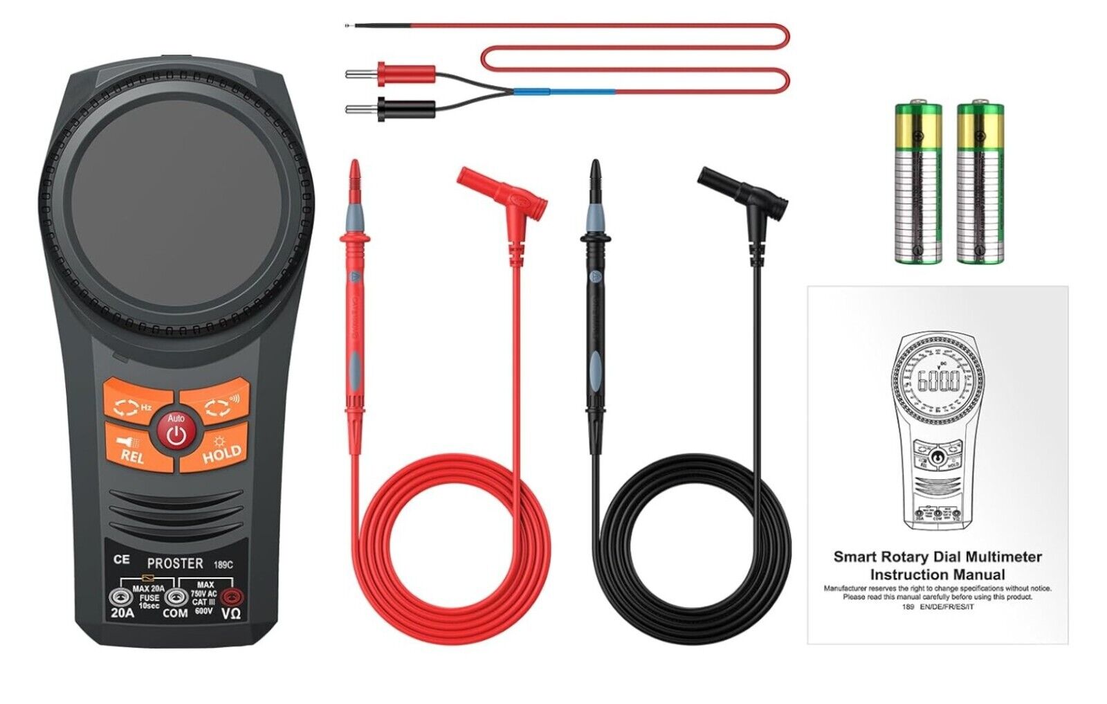 Multimeter TRMS 6000 Counts Multi Meter mit Stoffbeutel