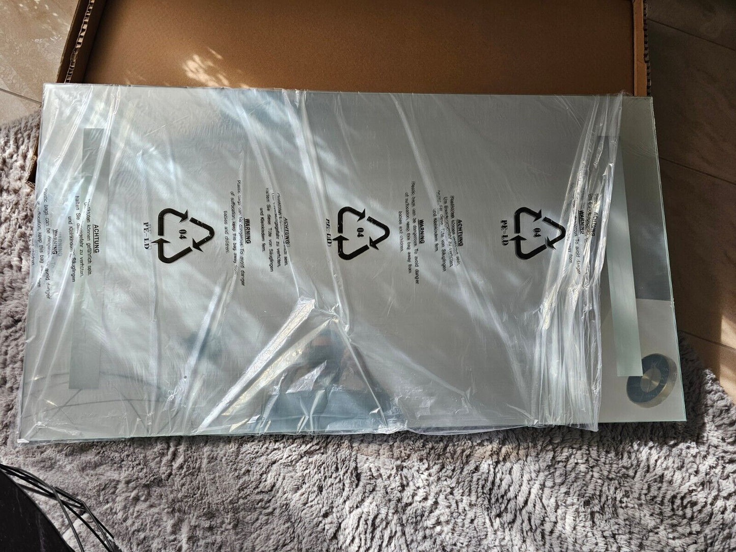 Quadratischer Spiegel mit Beleuchtung | Led Spiegel 120x65 cm | B