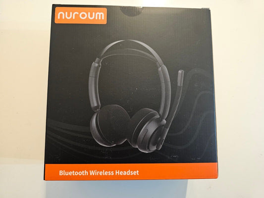 HP31DU Bluetooth Headset mit Mikrofon Wireless, Geräuschunterdrückende Mikrofone