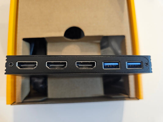 KVM Switch 8K@60Hz/4K@120Hz für 2 Computer, die sich 1 Monitor und 3 USB3.0-Gerä