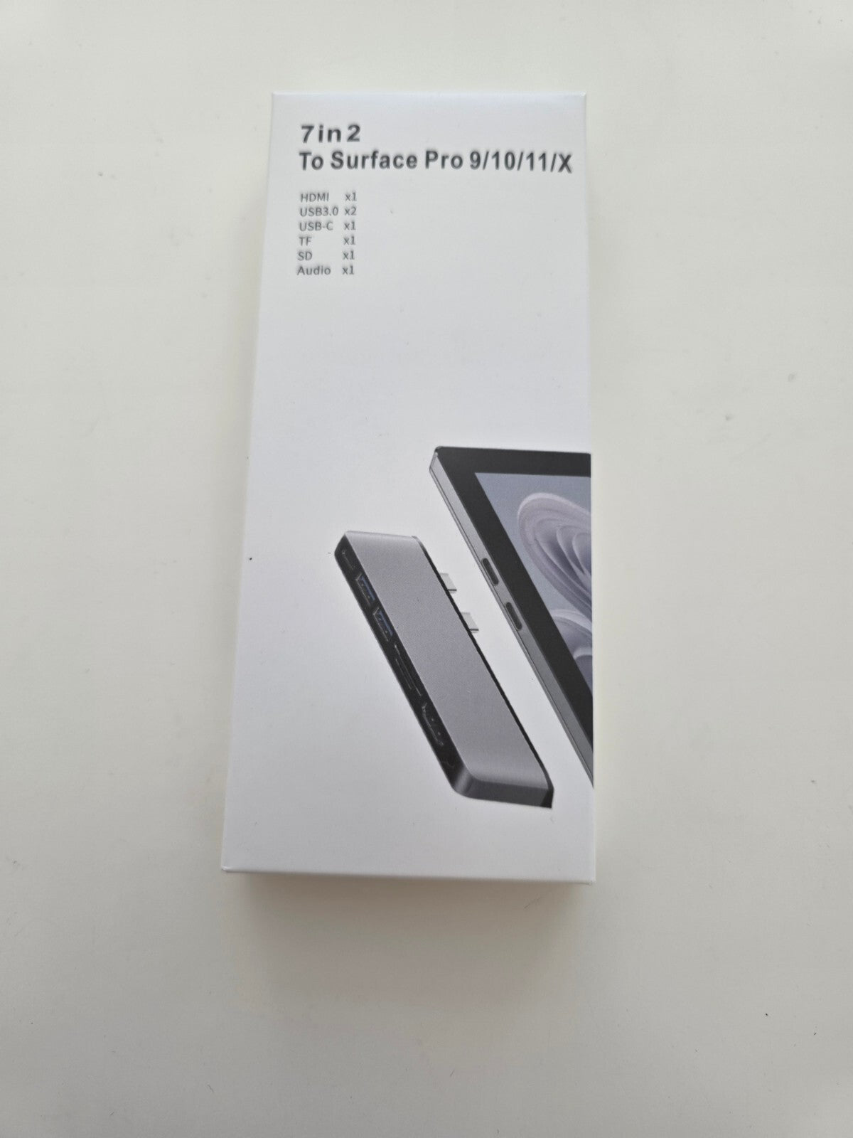 7-in-1 Surface Pro 11/10/9/X Hub 8K Thunderbolt 4K HDMI