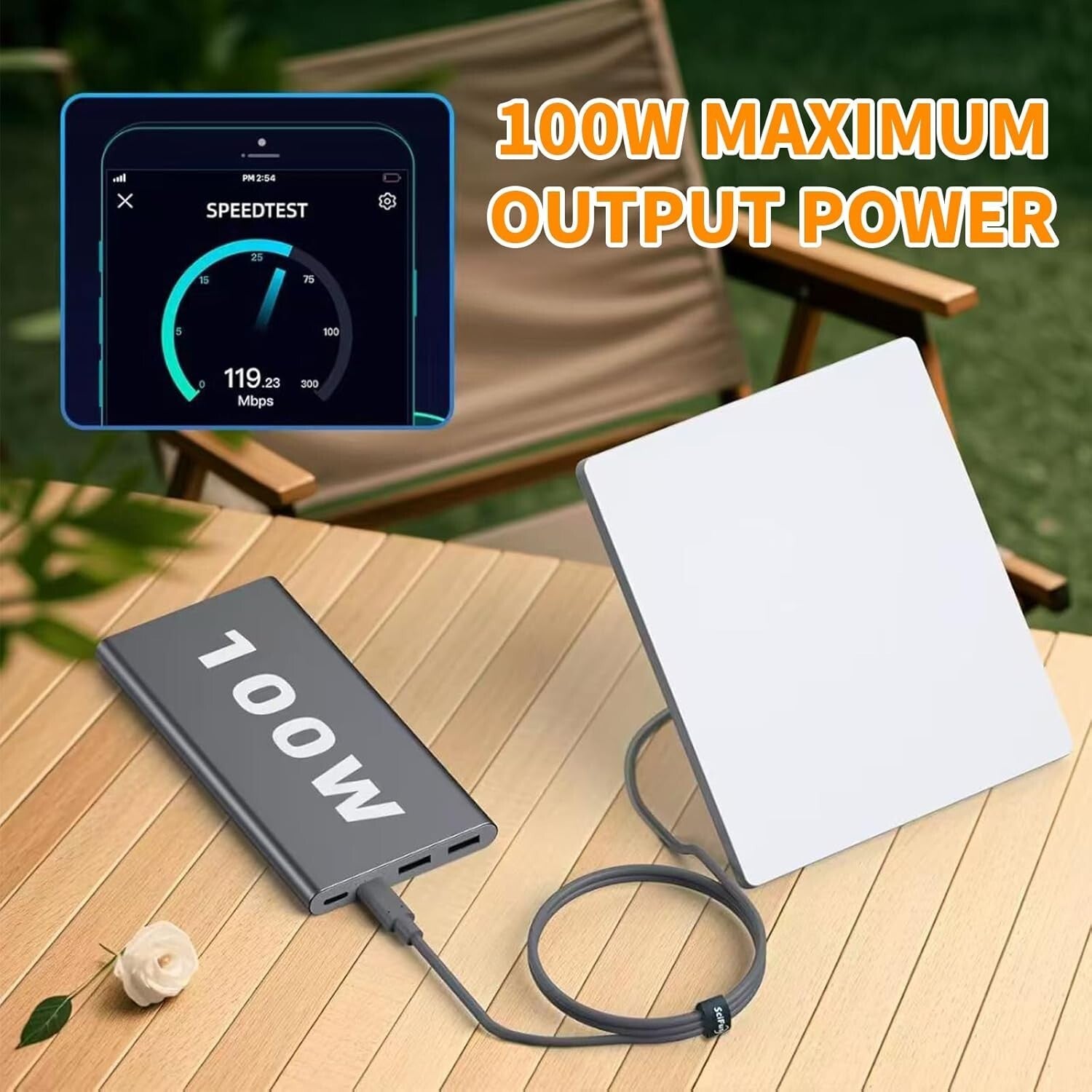 Starlink Mini 12V Zigarettenanzünder Kabel – 100W, 3m, IP68