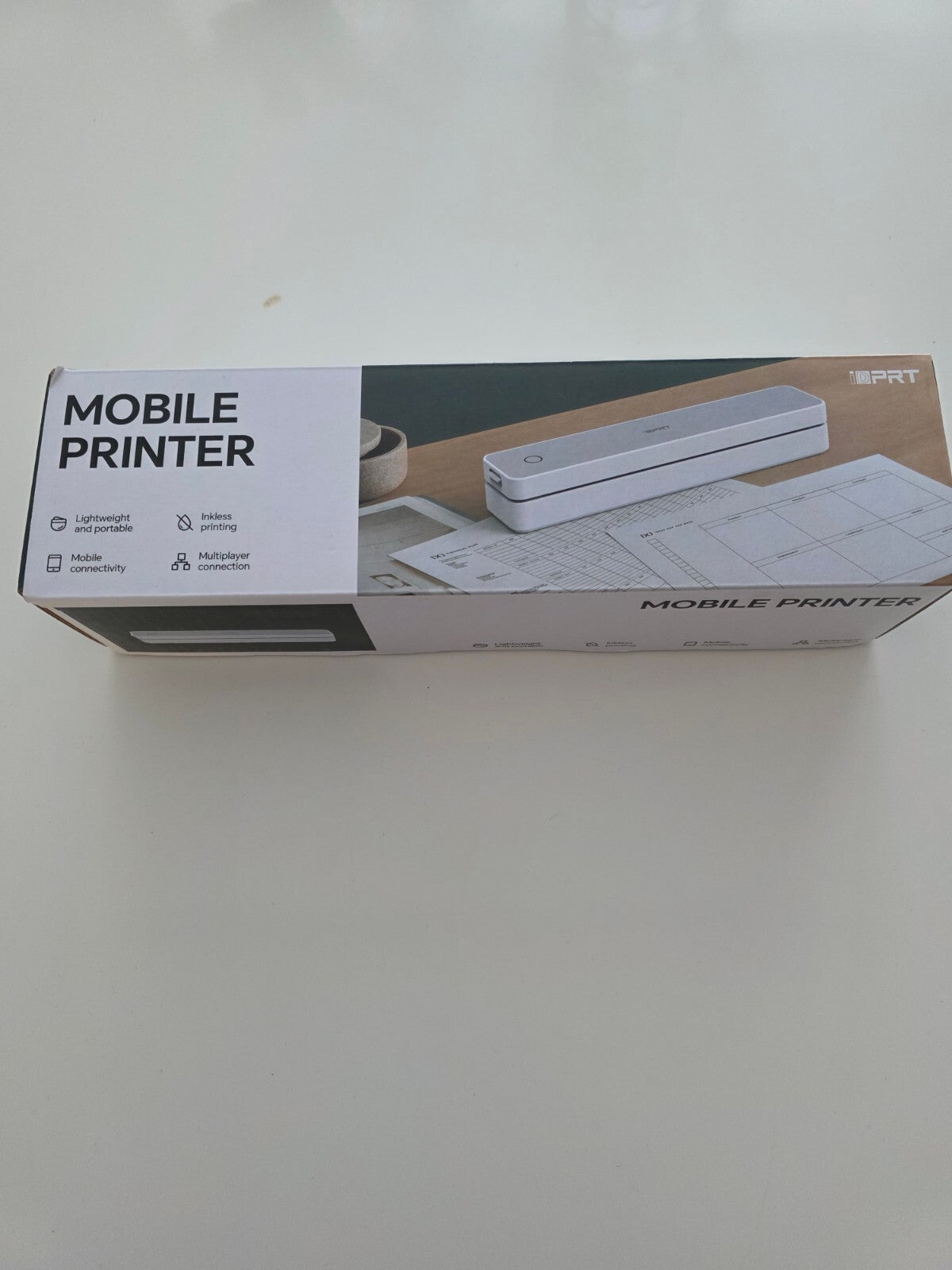 MT610 Tragbarer Thermodrucker A4 300dpi Bluetooth USB Schwarz