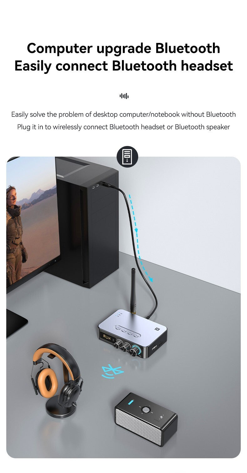 M9 Pro BT5.1 Audio Empfänger & Sender – Vielseitiger Wireless Musik Adapter