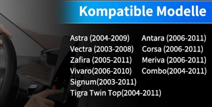 Autoradio für Opel Astra Corsa Zafira, Android 13 System 2G+32GB mit GPS-Navigat