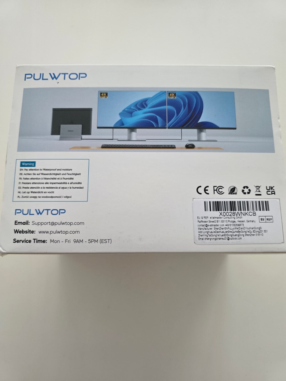 USB-C Docking Station Dual 4K@60Hz HDMI, 11in1, PD 100W, Ethernet