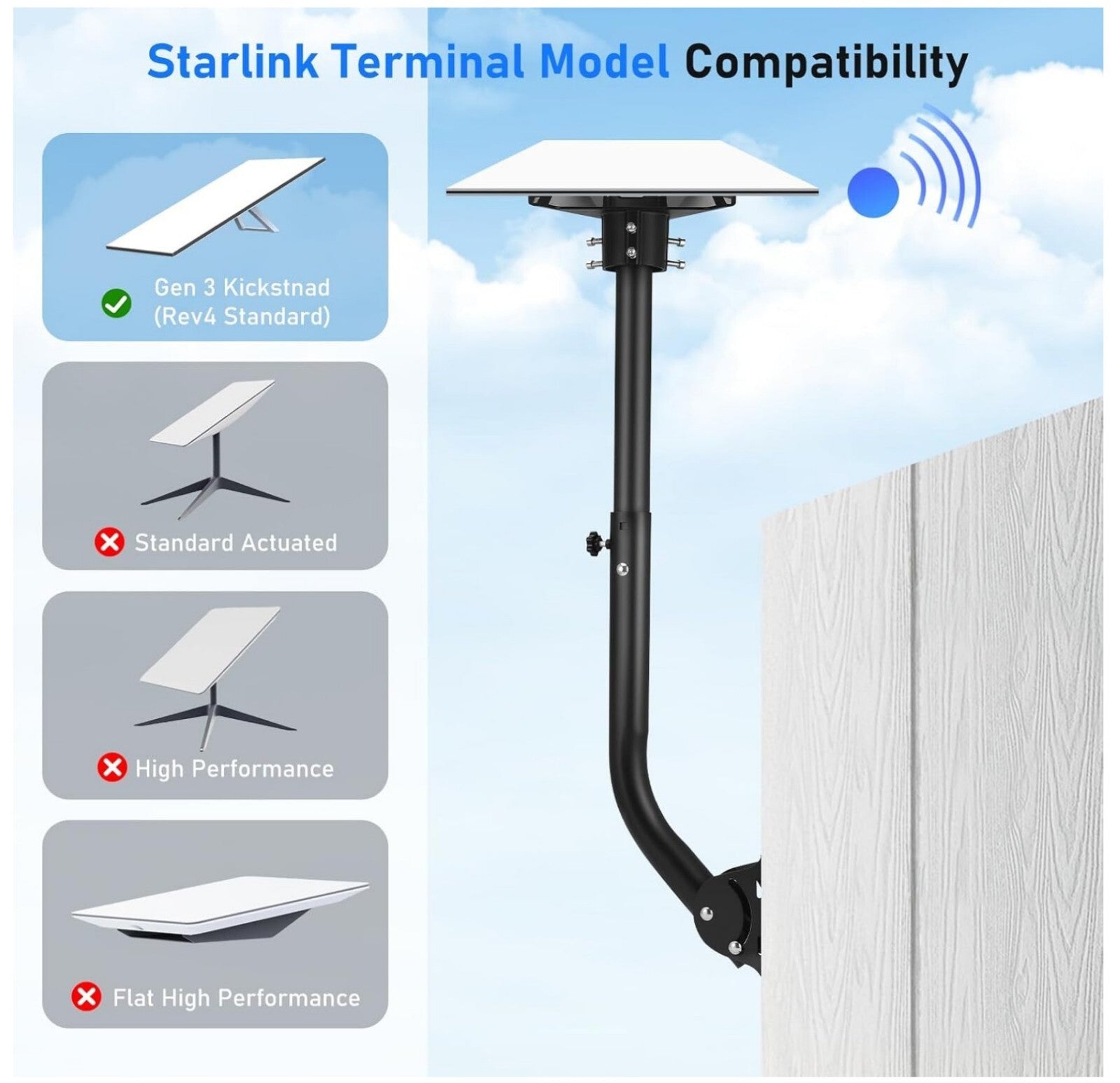 Starlink Gen 3/Mini Halterung Verstellbar Lang Stabil