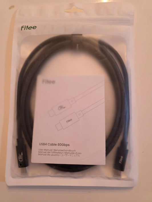 80Gbps USB4 Kabel - Thunderbolt 5/4 Kompatibilität für maximale Leistung