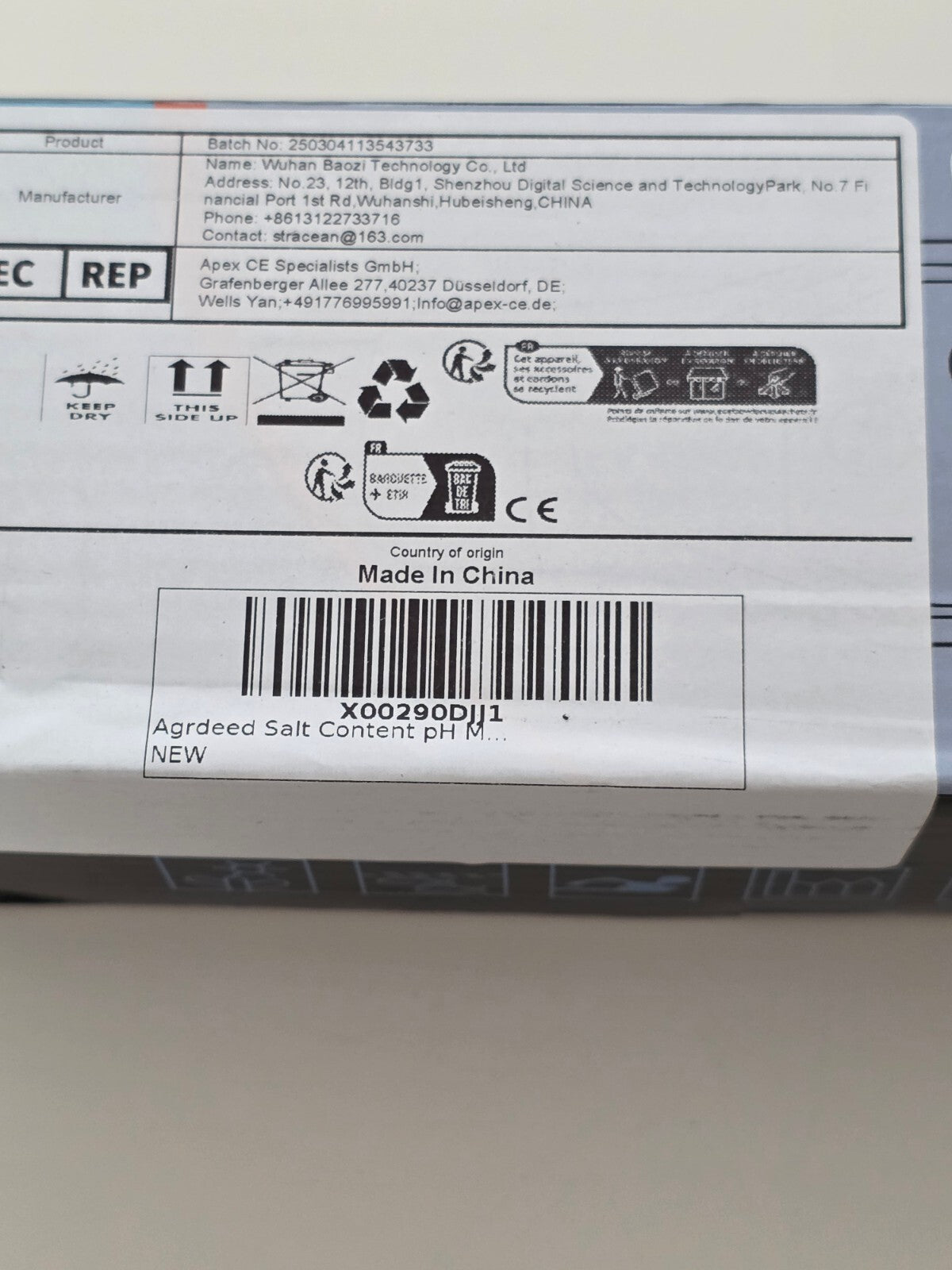 5-in-1 pH & Salzmessgerät für Pool, Aquarium, Hydroponik Neu
