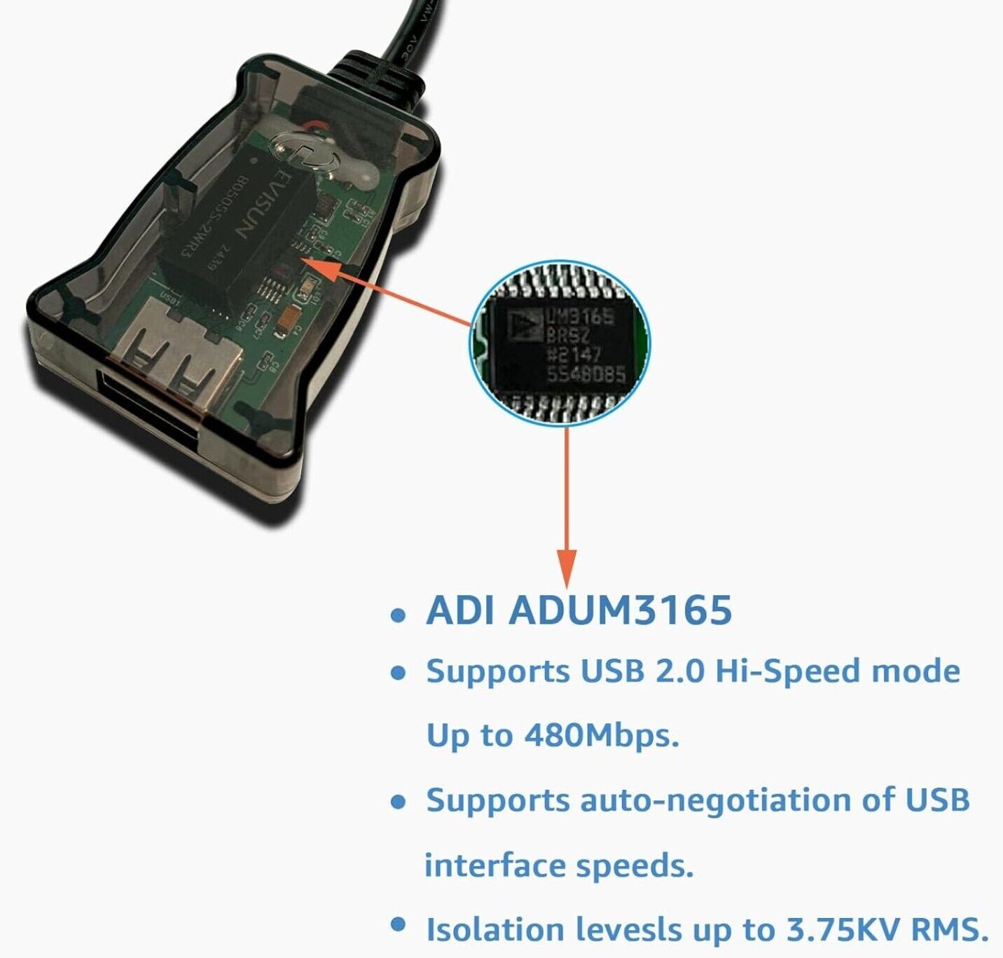 SH-G01C USB-C 480M 480 Mbps Hochgeschwindigkeits-Isolator