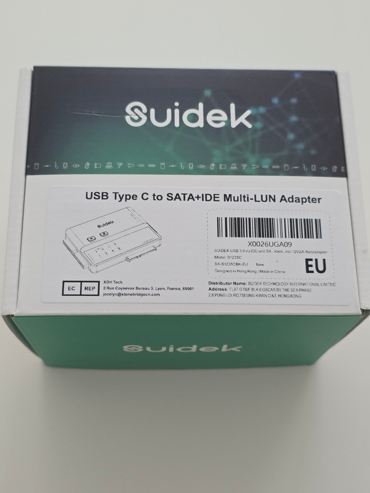 USB 3.0 IDE/SATA Adapter 5Gbps Offline-Klon 2,5"/3,5" HDD/SSD