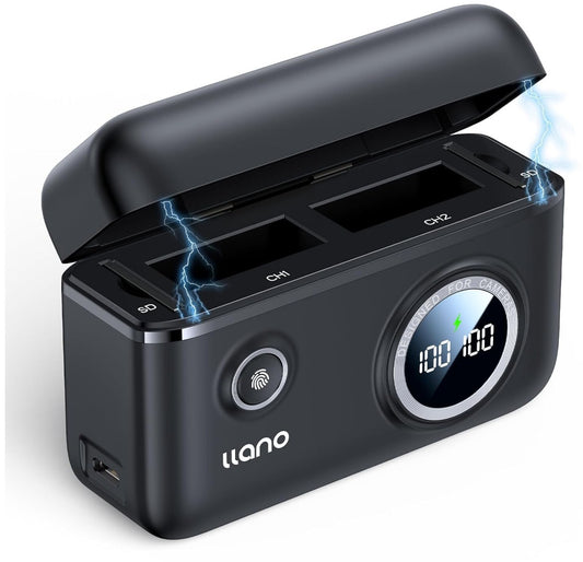 LP-E12 Akku Ladegerät 18W Schnellladegerät 2 USB-C Canon EOS