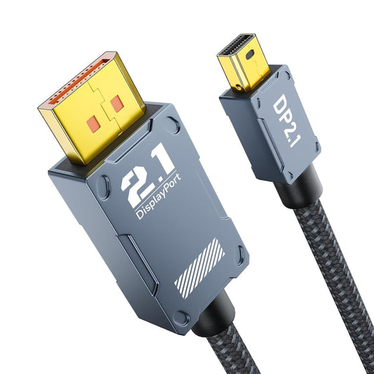 16K Mini DisplayPort zu DisplayPort 2.1 Kabel 1m 80Gbps 4K@240Hz