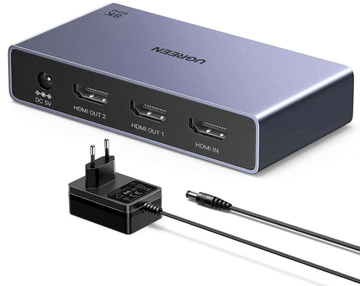 UGREEN HDMI Splitter 8K@60Hz für Dual-Screen-Anwendungen