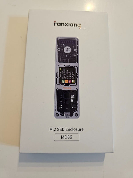 M.2 NVMe Gehäuse, M.2 SSD-Gehäuse USB 3.2 Gen2 10 Gbps, 2230 PCIe NVMe (M/B+M Ke