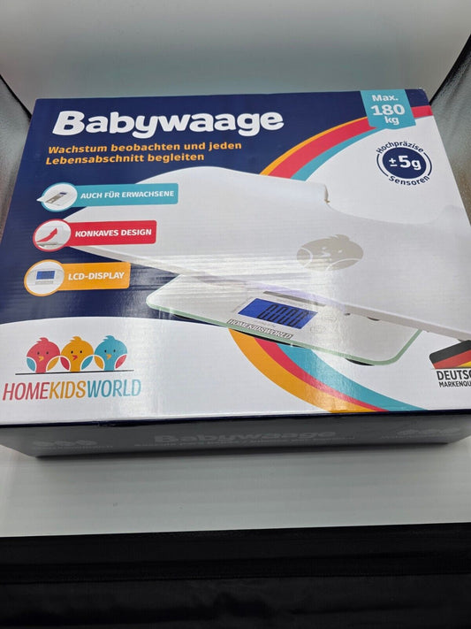 Kombi-Waage für Babys und Erwachsene – Präzise Digitalwaage 0-180 kg