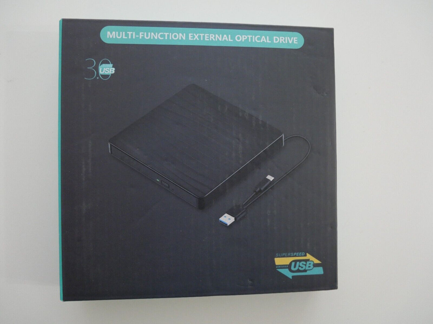 Externes Blu Ray Laufwerk 50G, Type-C & USB 3.0 HD 1080P  BD CD DVD ROM RW Blu-r