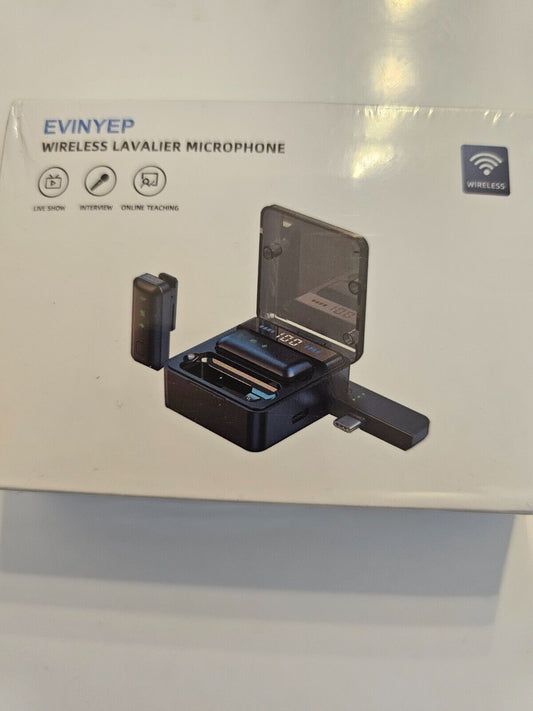 Kabelloses Lavalier Mikrofon (2TX+2RX) für iPhone & Android | Rauschunterdrückun