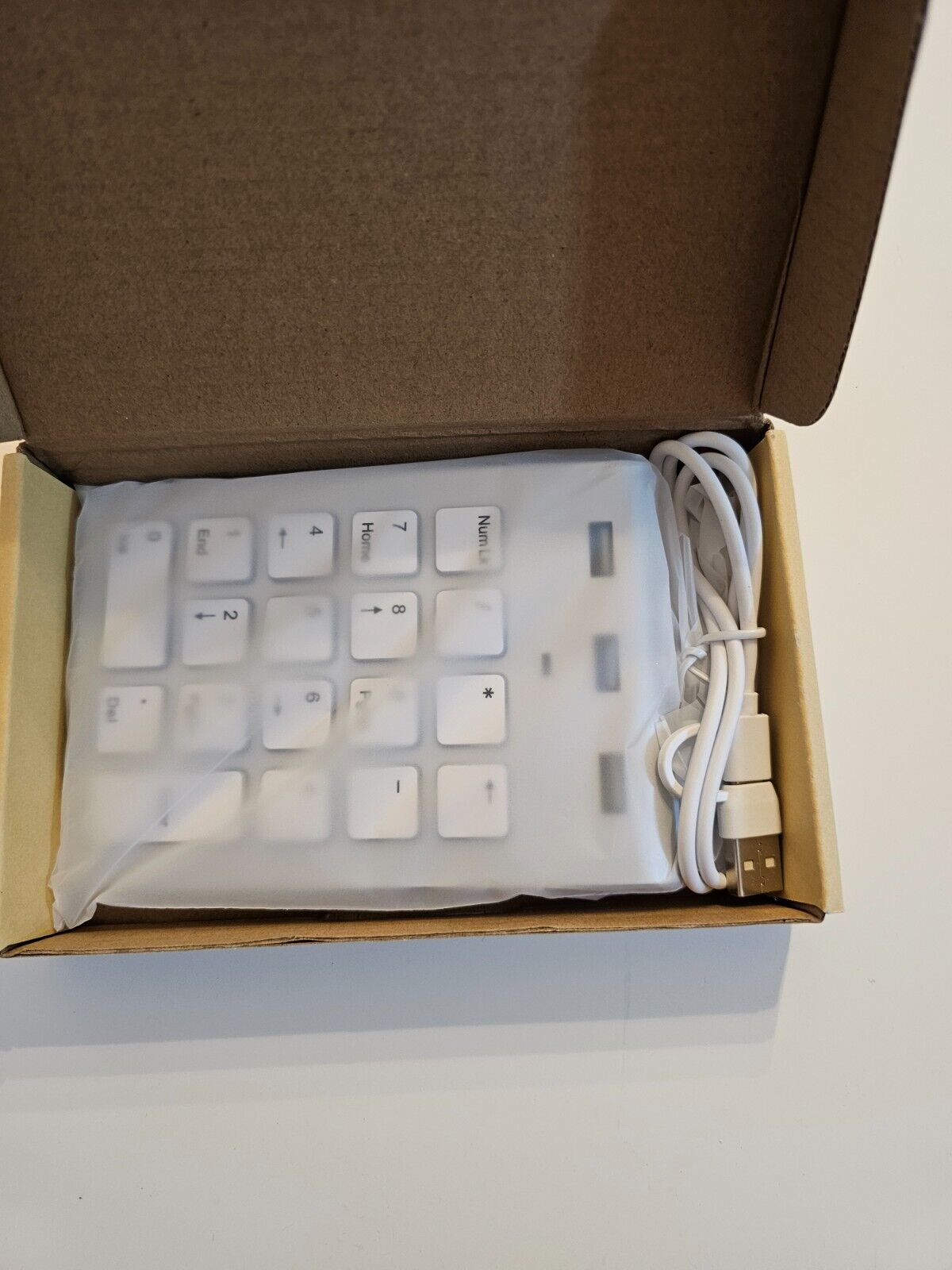 Ziffernblock mit USB A/USB C, Multifunktionstasten Nummernblock mit 3 zusätzlich