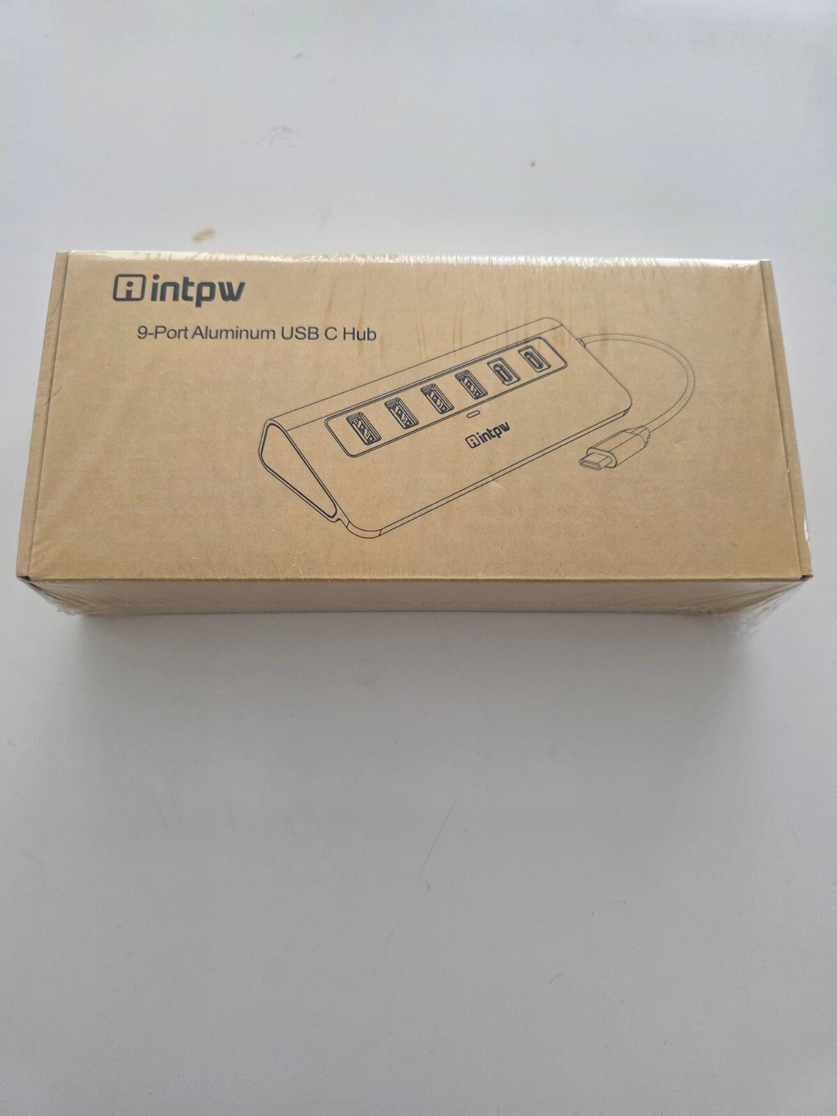10-in-1 USB-C Hub 4K@60Hz HDMI 100W PD Ethernet SD/TF Schwarz