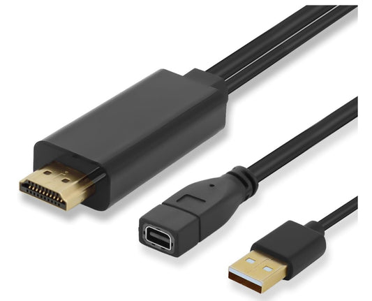 HDMI auf Mini DisplayPort Adapter 4K@60Hz, USB-Aufladung, Unidirektional