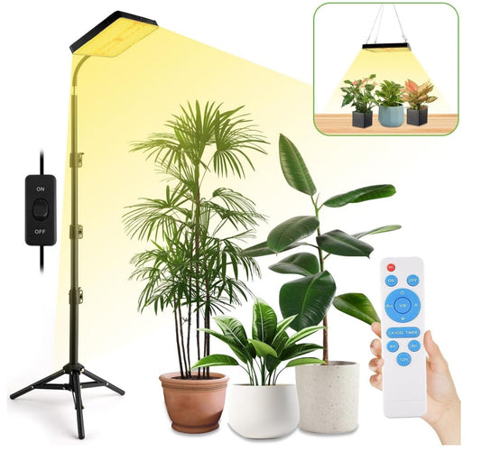 LED Grow Lampe 3700 Lumen Vollspektrum 226 Chips Fernbedienung Timer
