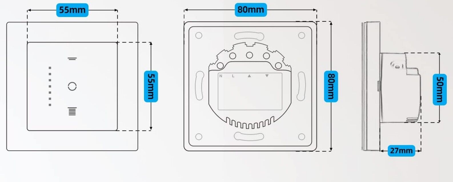 Wlan Rolladenschalter 7Gen Alexa Google Smart Weiß