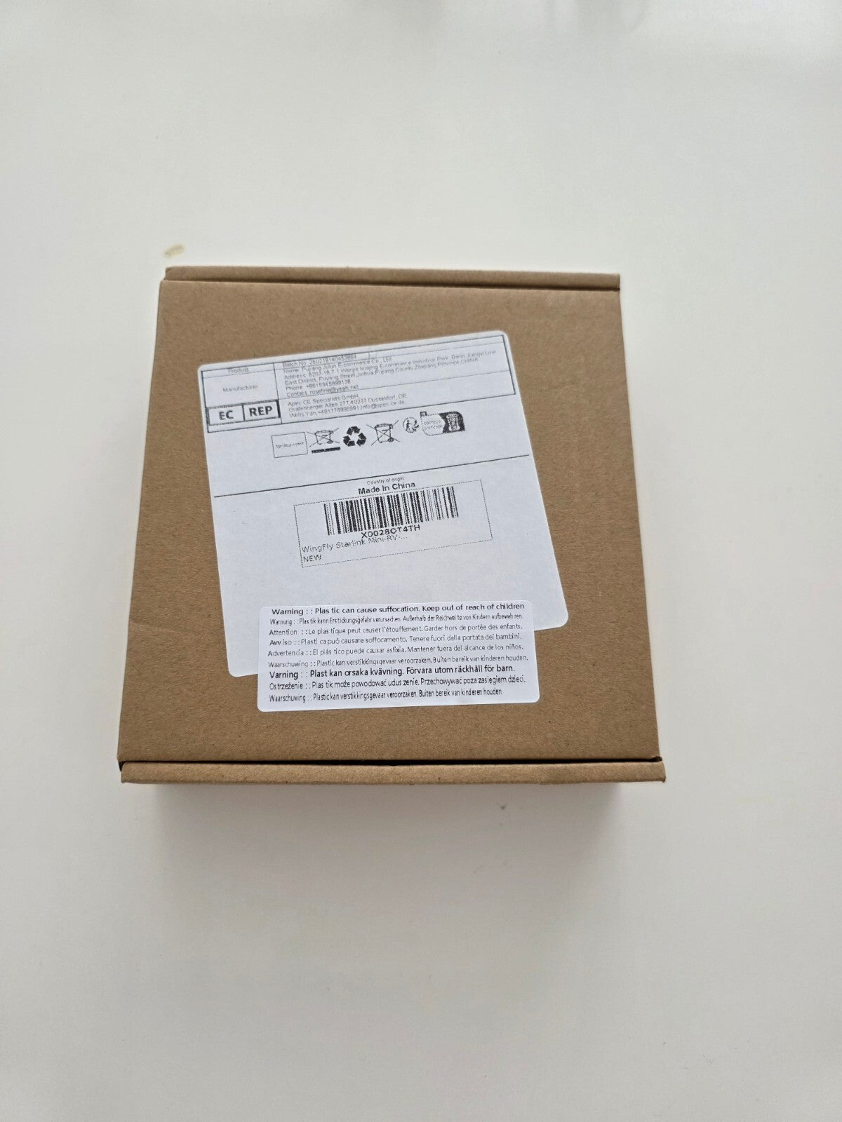 Starlink Mini V4 RV-Dachhalterung 22-28mm Metall Silber