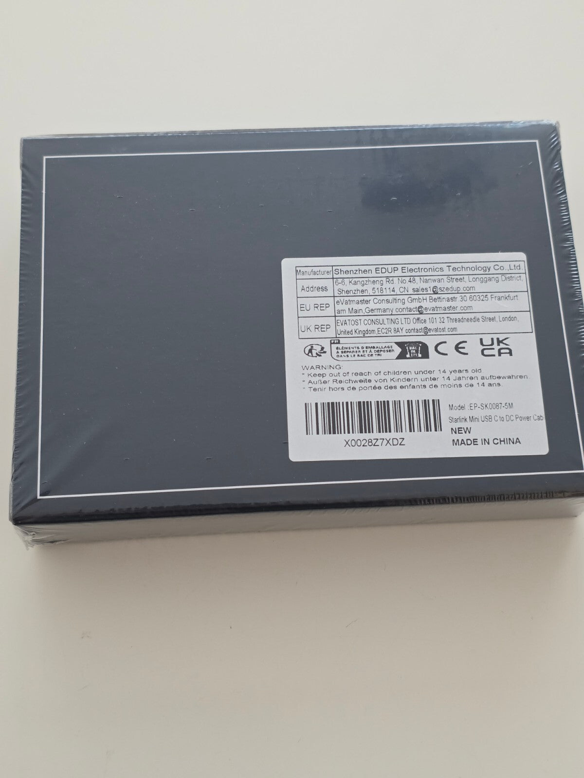 Starlink Mini USB-C zu DC Stromkabel 5M 100W PD Wasserdicht 18AWG