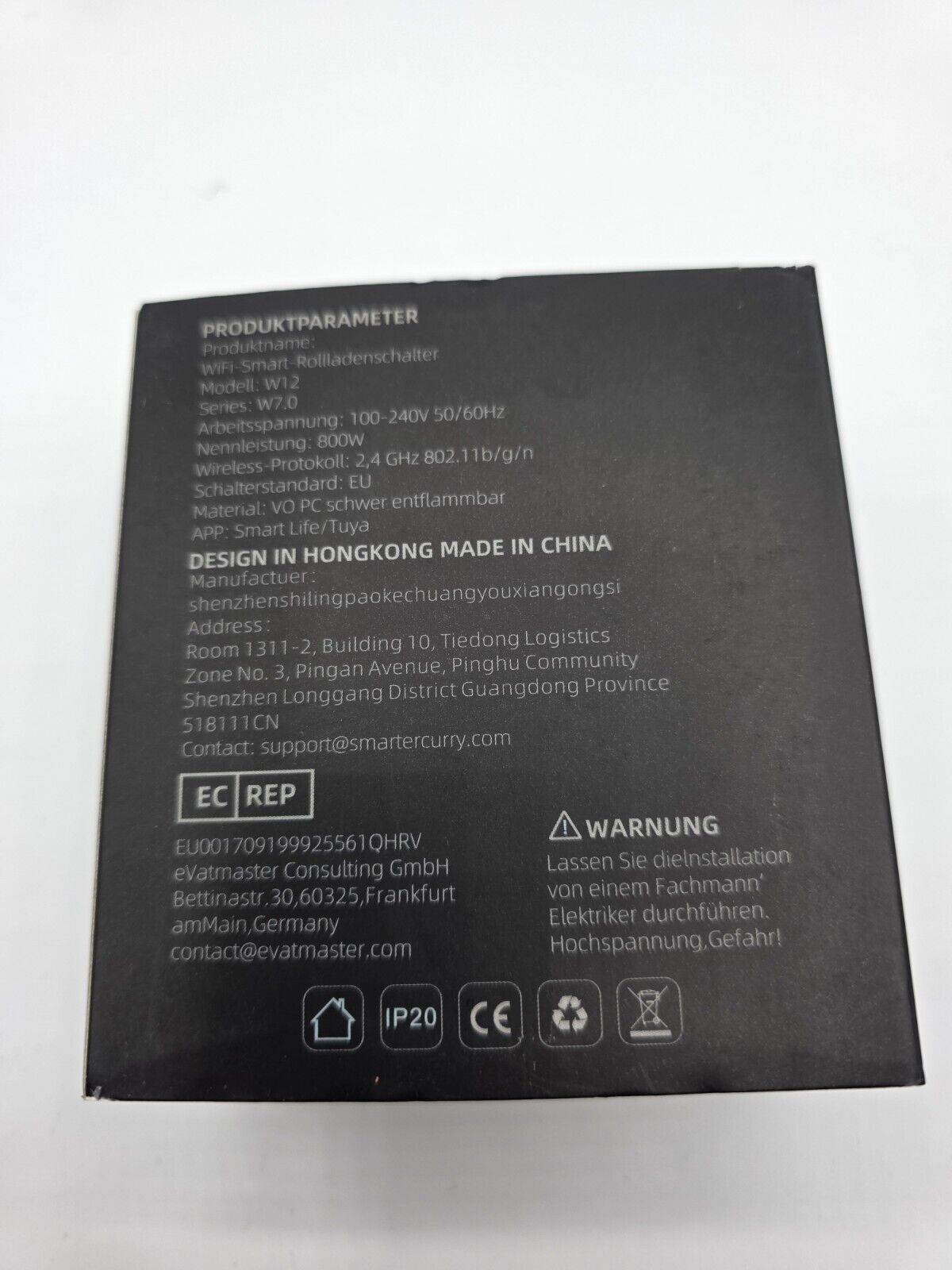 Wlan Rolladenschalter 7Gen Alexa Google Smart Weiß