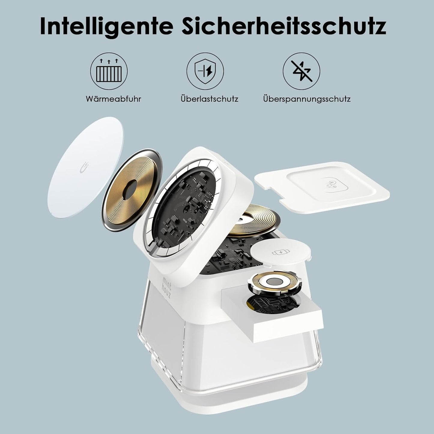 Wireless Charger 15W für iPhone Watch AirPods