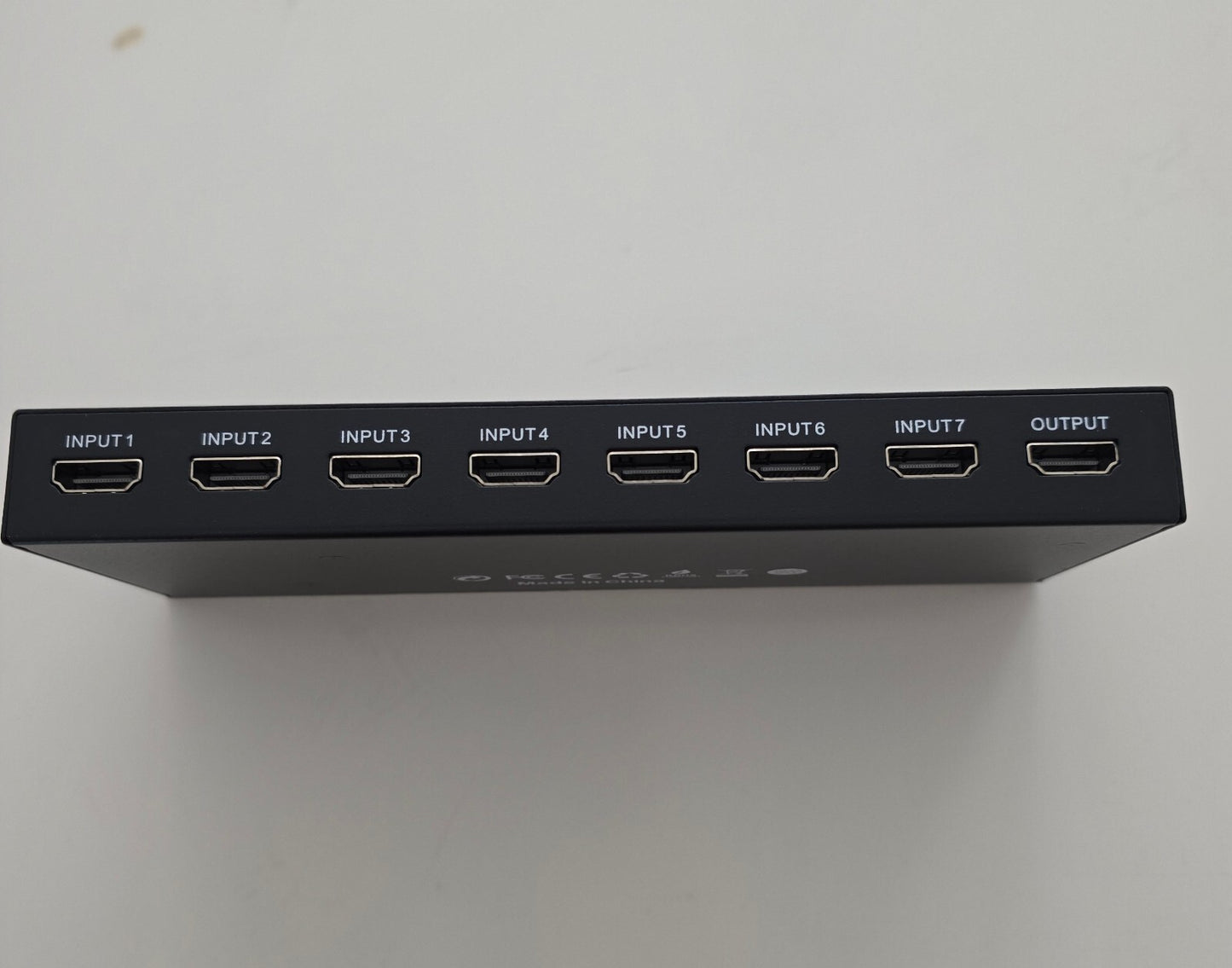HDMI 2.0 Switch 7x1 4K@60Hz HDR Fernbedienung Schwarz