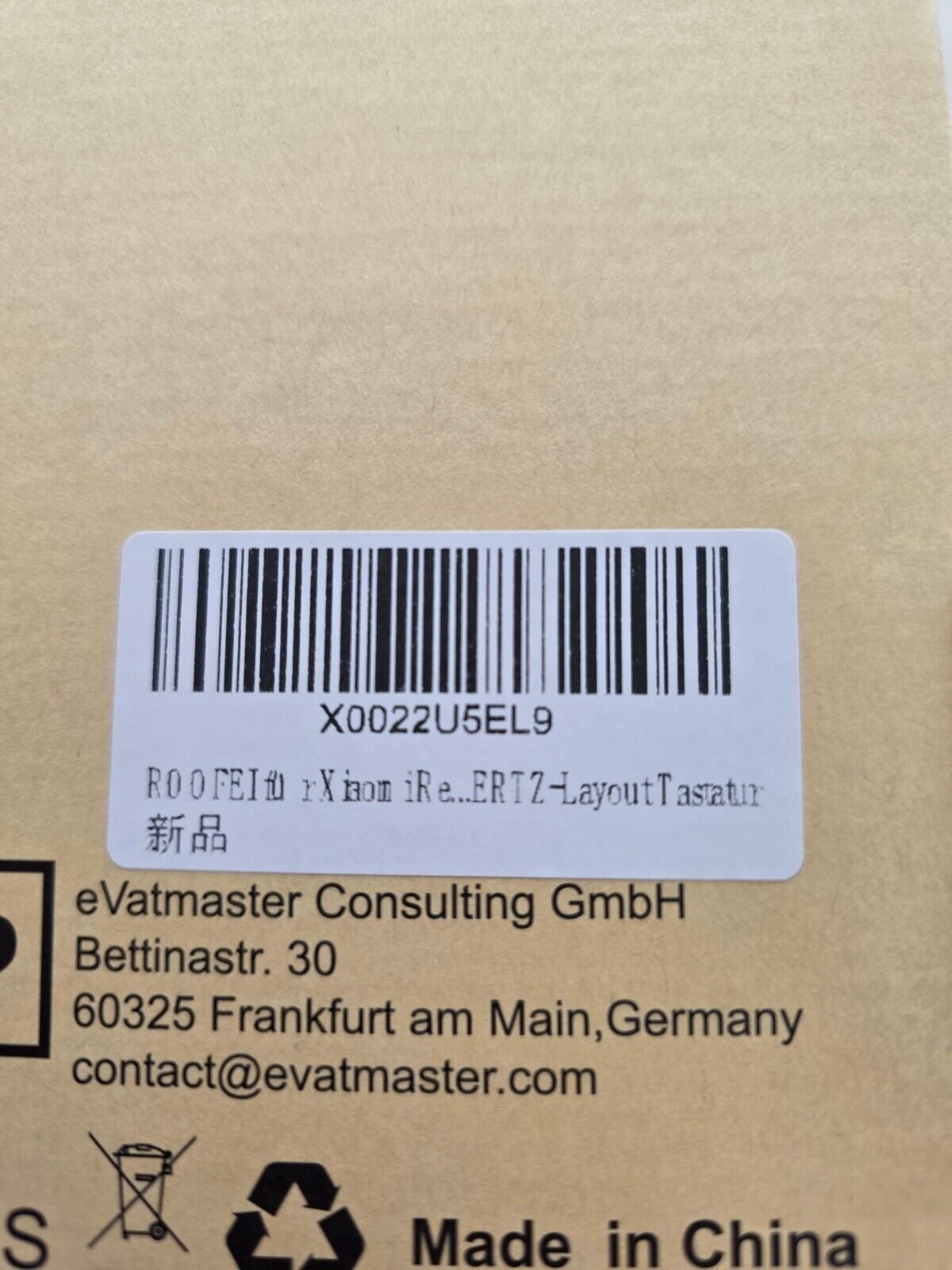 Tastatur Hülle Xiaomi Redmi Pad SE 11 Zoll QWERTZ RGB