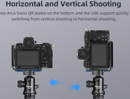 Z8 L Halterung Nikon Z 8 Kamera Arca Swiss QR DJI RS 2-4 Pro T-N02A
