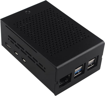 ZC502 Aluminium Gehäuse für Raspberry Pi 5 kompatibel mit PCIe NVMe WiFi7