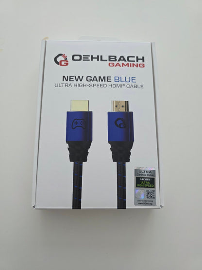 OEHLBACH New Game Blue 2m HDMI 2.1b Kabel 8K@60Hz eARC VRR ALLM PS5 Xbox