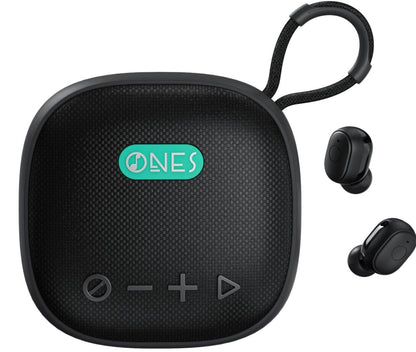 Kabelloser Lautsprecher mit Ohrhörern 2-in-1, Smart [Bluetooth/AUX / MP3] [Spiel
