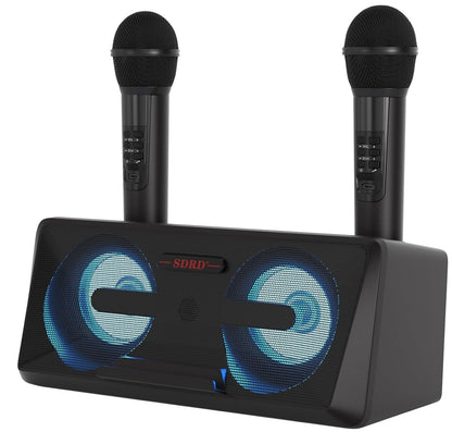 Karaoke Maschine mit 2 Mikrofonen – Partyspaß garantiert!